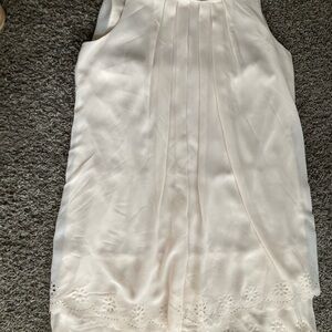 Jessica Simpson Cream Polyester Dress